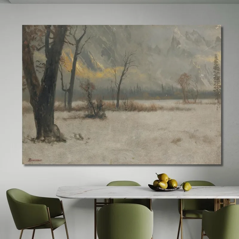 Winterlandschaft Albert Bierstadt