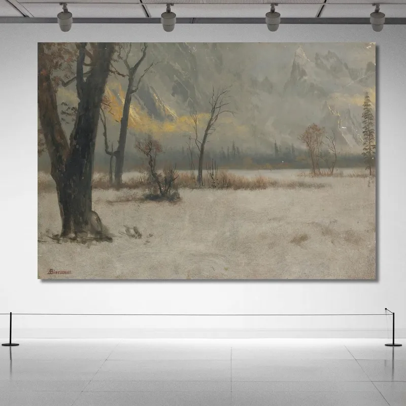 Winterlandschaft Albert Bierstadt