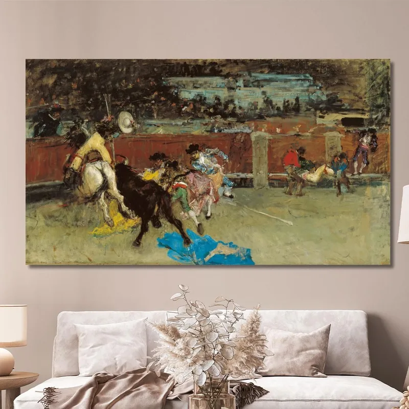 Corrida: Picador Ferito Mariano Fortuny Marsal