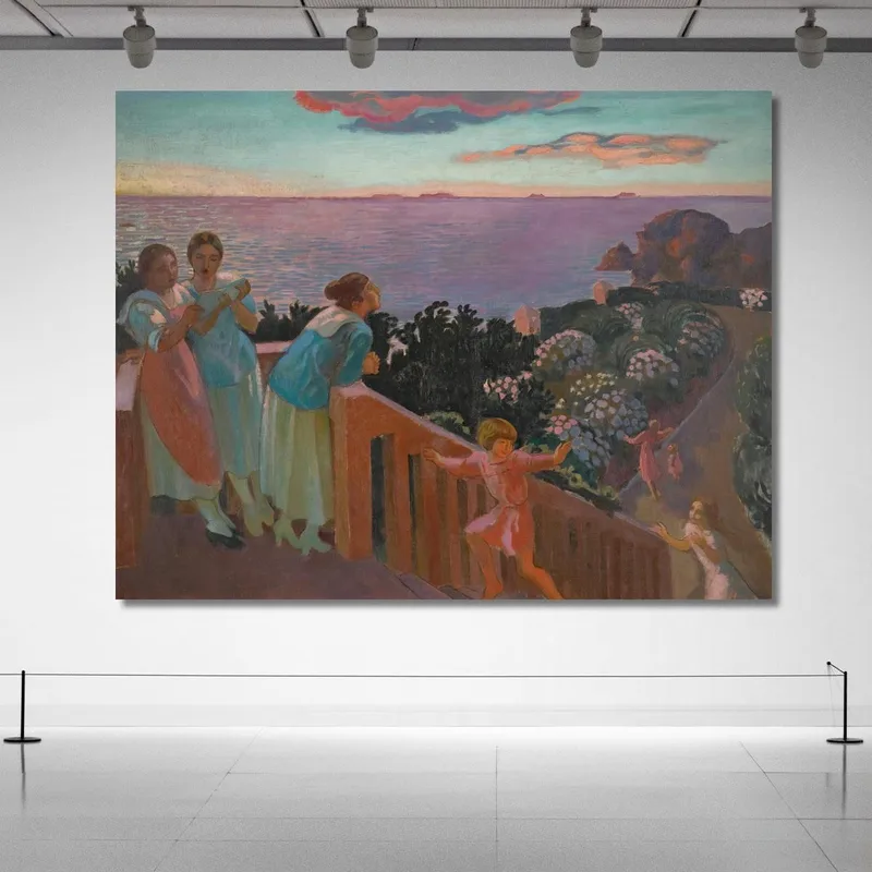 Dämmerung Mit Hortensien Maurice Denis