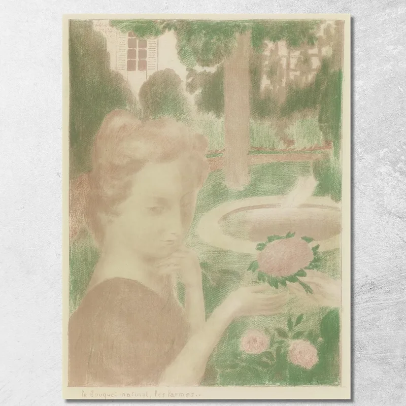 El Ramo De La Mañana Lágrimas Uit De Reeks Maurice Denis