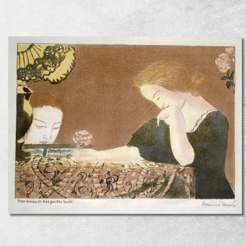 Le Nostre Anime In Gesti Lenti Maurice Denis quadro stampa su tela