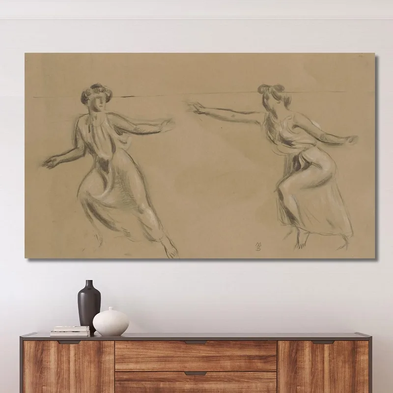 Dos Mujeres Corriendo Hacia La Izquierda Maurice Denis
