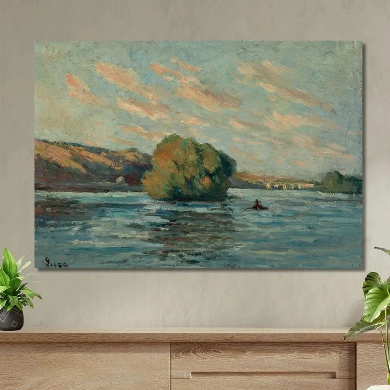 La Senna E L’Isola Di Rolleboise Maximilien Luce