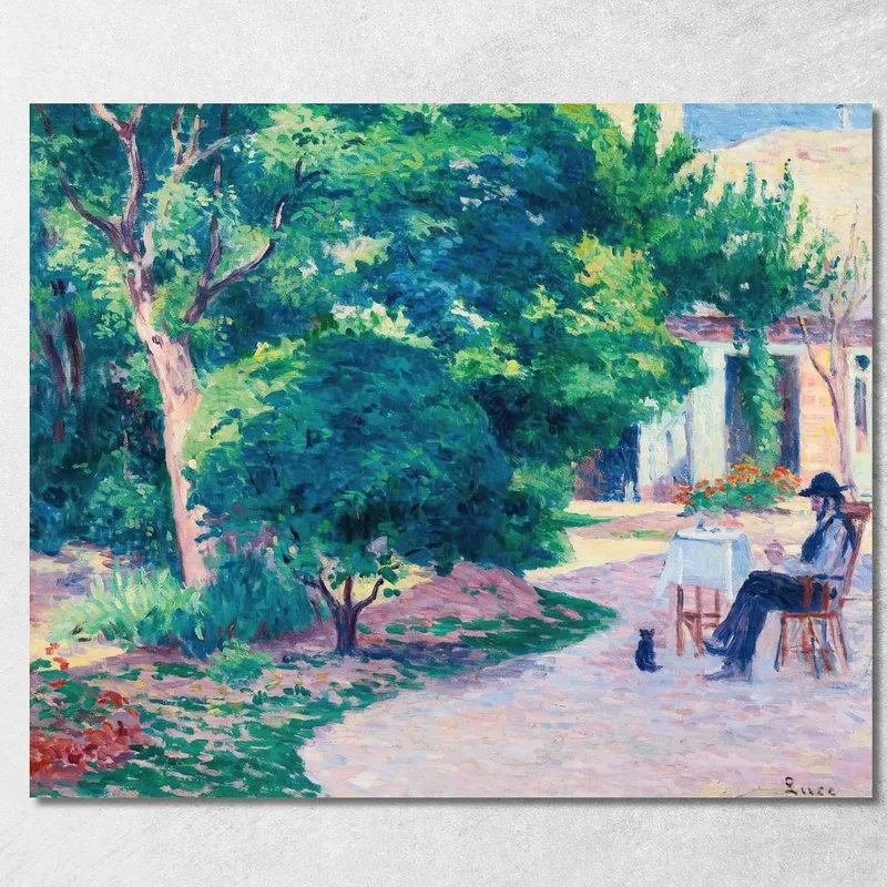 París El Jardín De Alexandre Charpentier En El Hameau Boileau Maximilien Luce