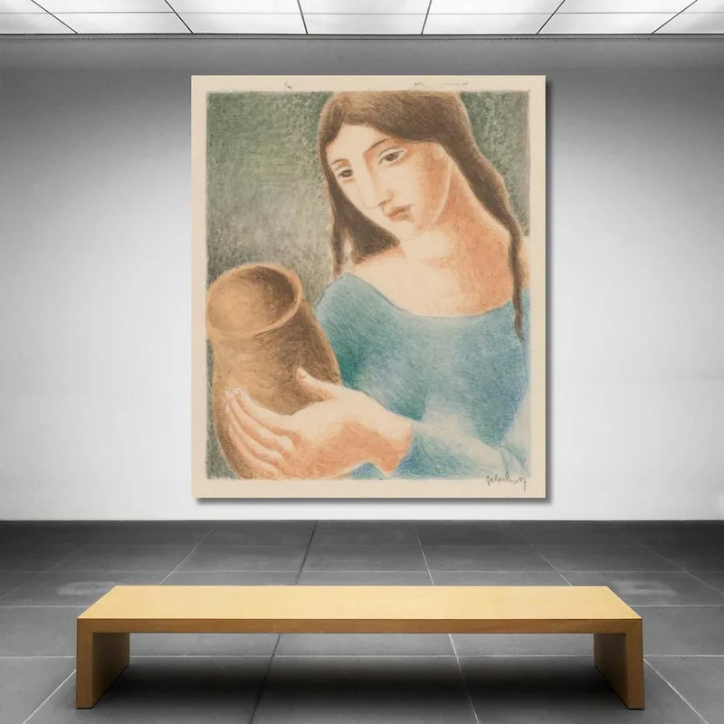 Woman With A Vase 2 Mikuláš Galanda