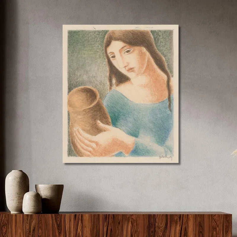 Woman With A Vase 2 Mikuláš Galanda
