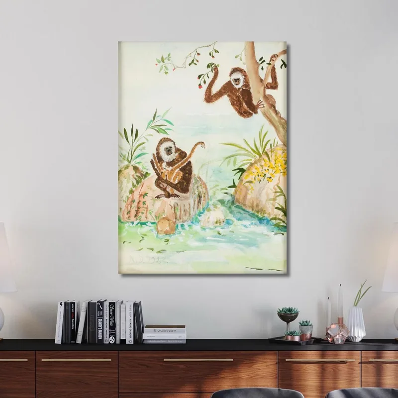 Monos Jugando Nils Dardel