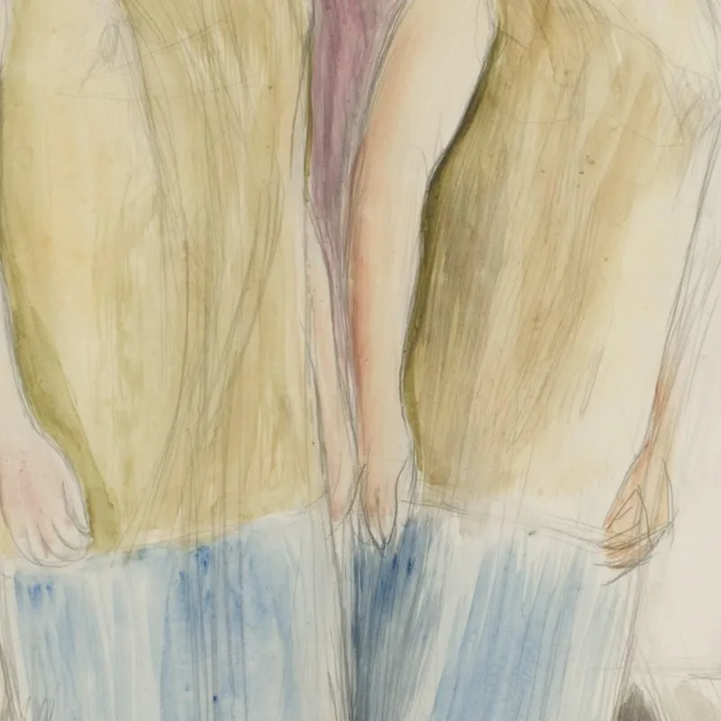 Lucienne Au Miroir Nils Dardel