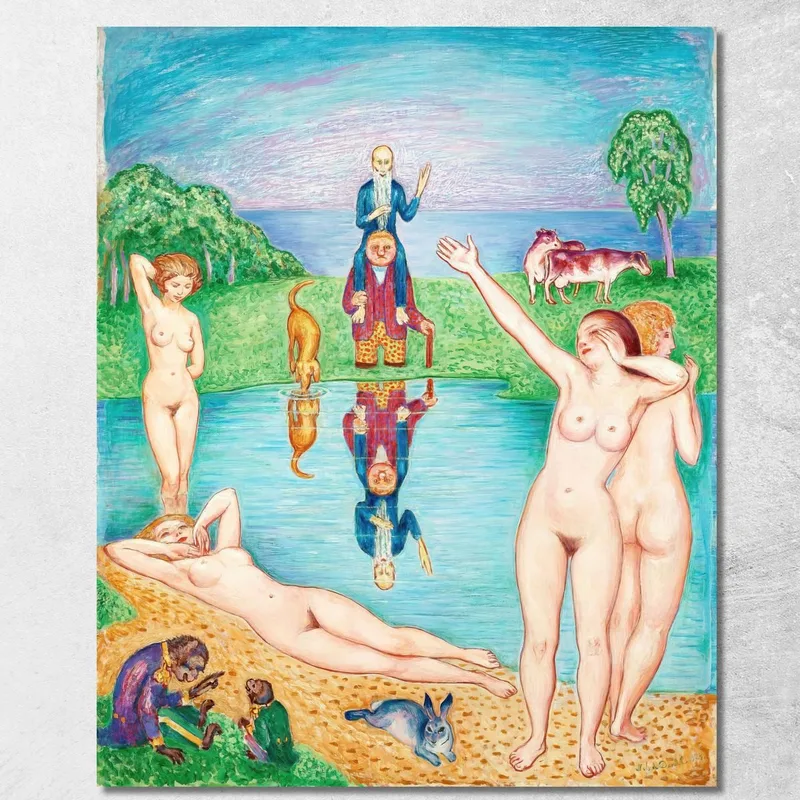 The Return To The Playgrounds Of Youth Nils Dardel canvas print