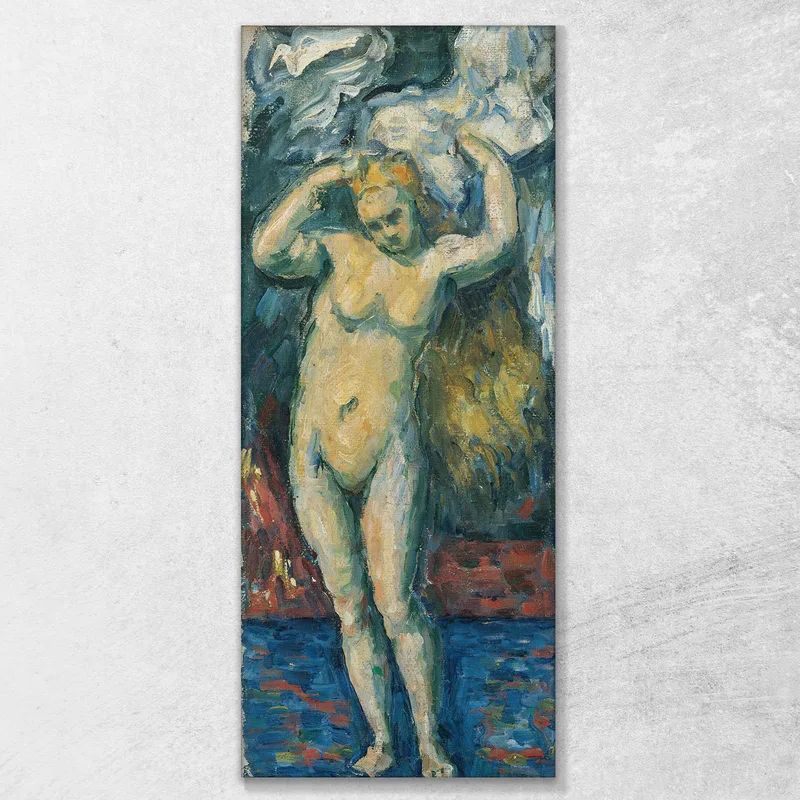 Bañista De Pie Secándose El Pelo Paul Cézanne