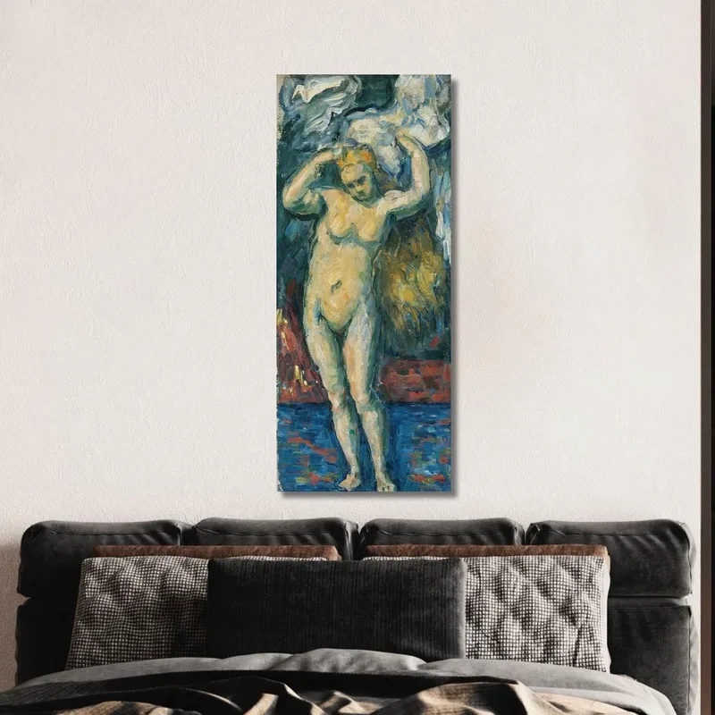 Bañista De Pie Secándose El Pelo Paul Cézanne