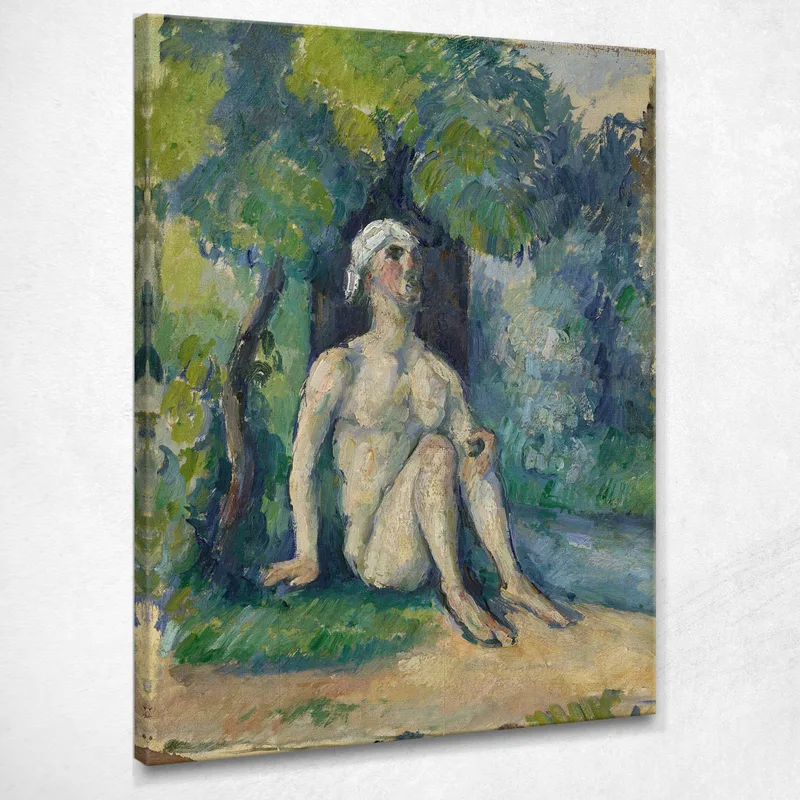 Bañistas Sentados En El Agua Paul Cézanne