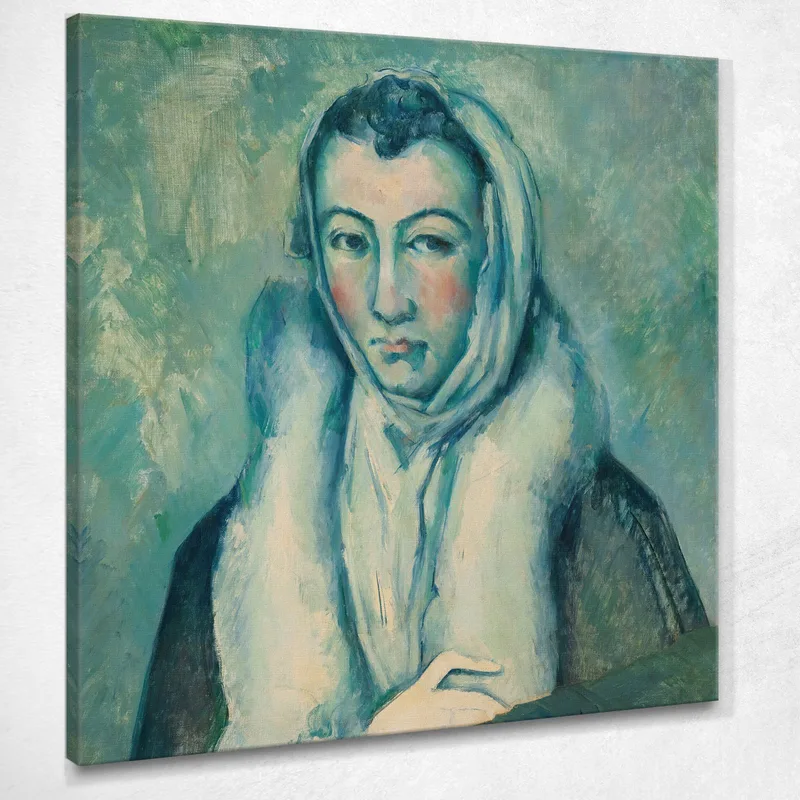 La Femme À L'Hermine D'Après Le Greco Paul Cézanne
