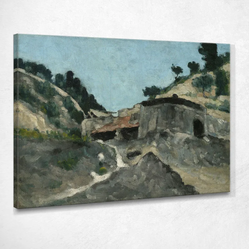 Paisaje Con Molino De Agua Paul Cézanne