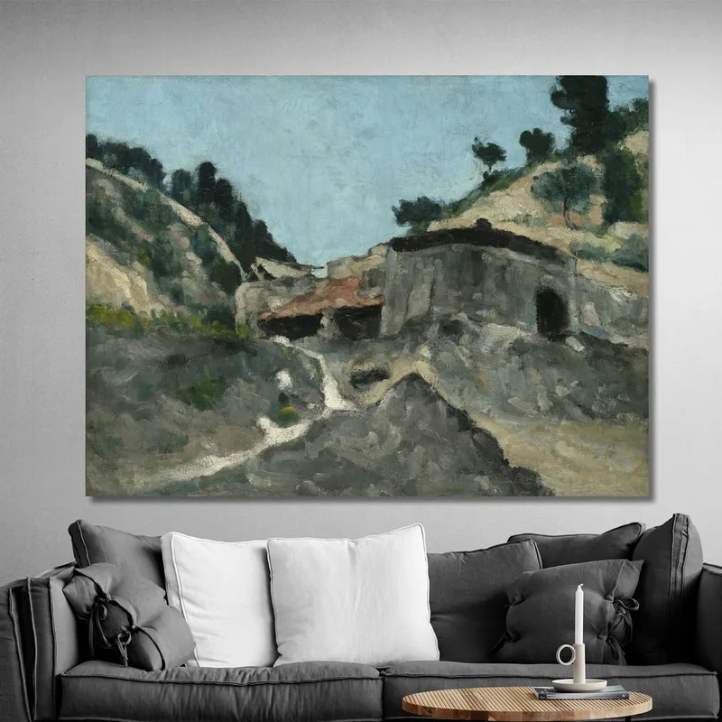Paisaje Con Molino De Agua Paul Cézanne