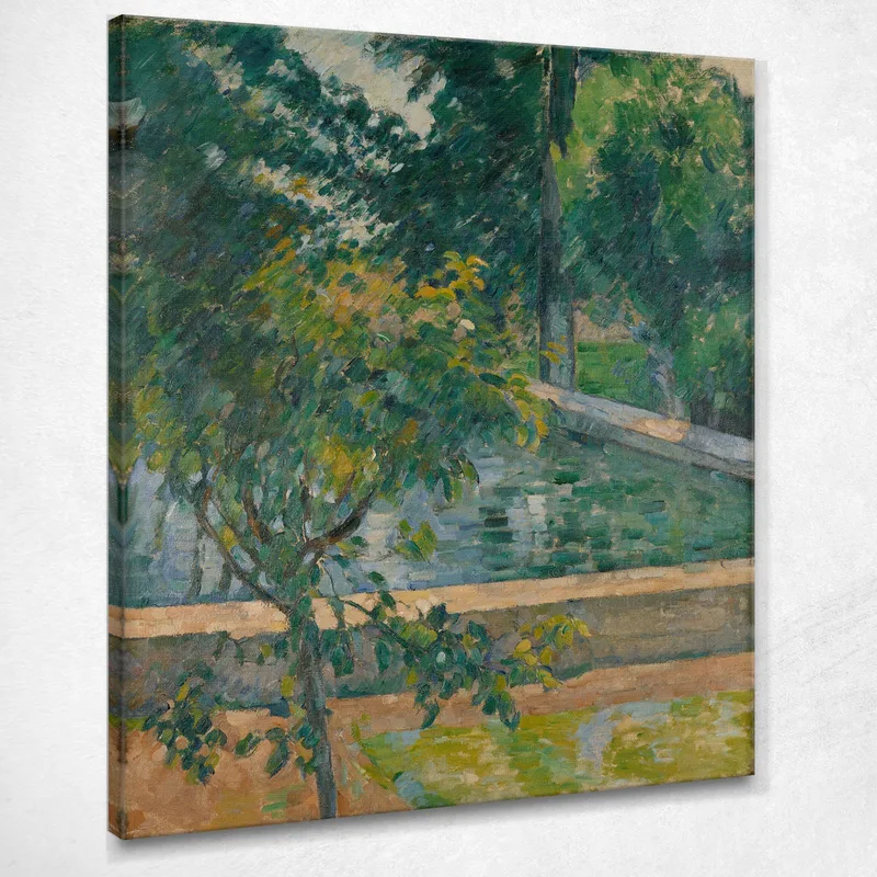 The Pool At Jas De Bouffan The Pool At Jas De Bouffan Paul Cézanne