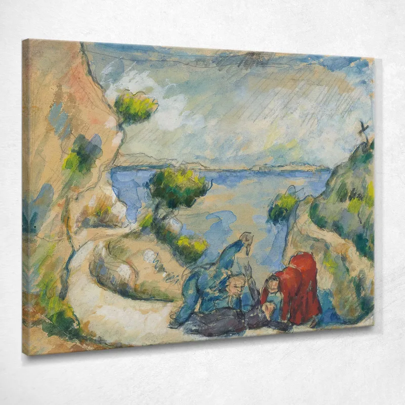 Murder In The Ravine Paul Cézanne