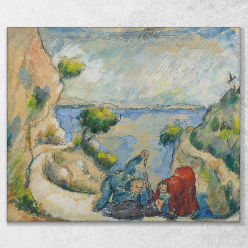 Murder In The Ravine Paul Cézanne