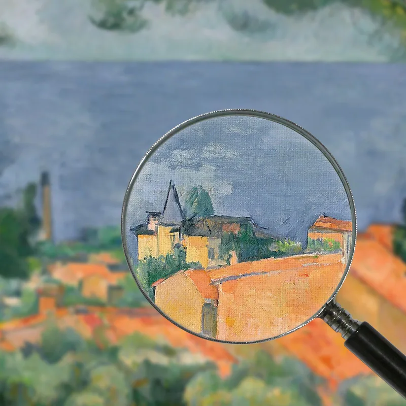 L’Estaque With Red Roofs Paul Cézanne