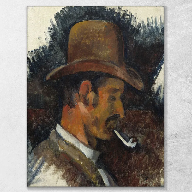 Man With Pipe Paul Cézanne