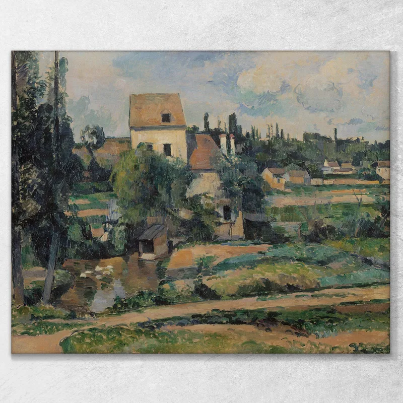 Mulino Sulla Couleuvre A Pontoise Paul Cézanne