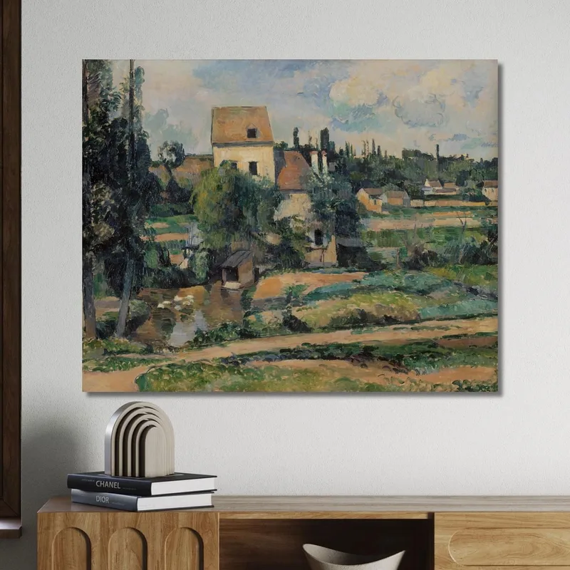 Mulino Sulla Couleuvre A Pontoise Paul Cézanne