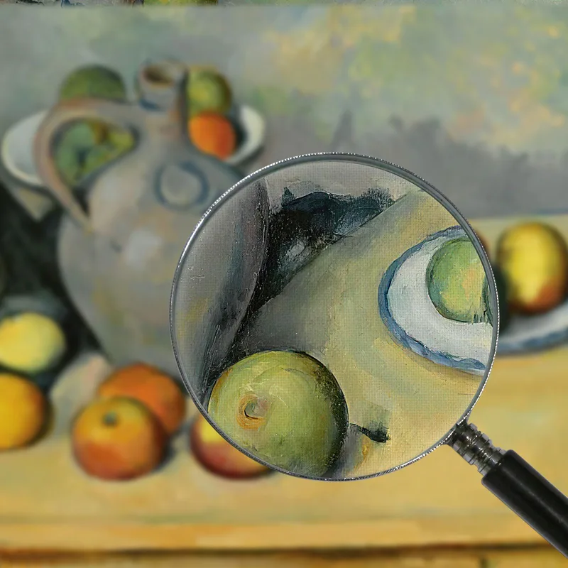 Pichet Et Fruits Sur Une Table Paul Cézanne
