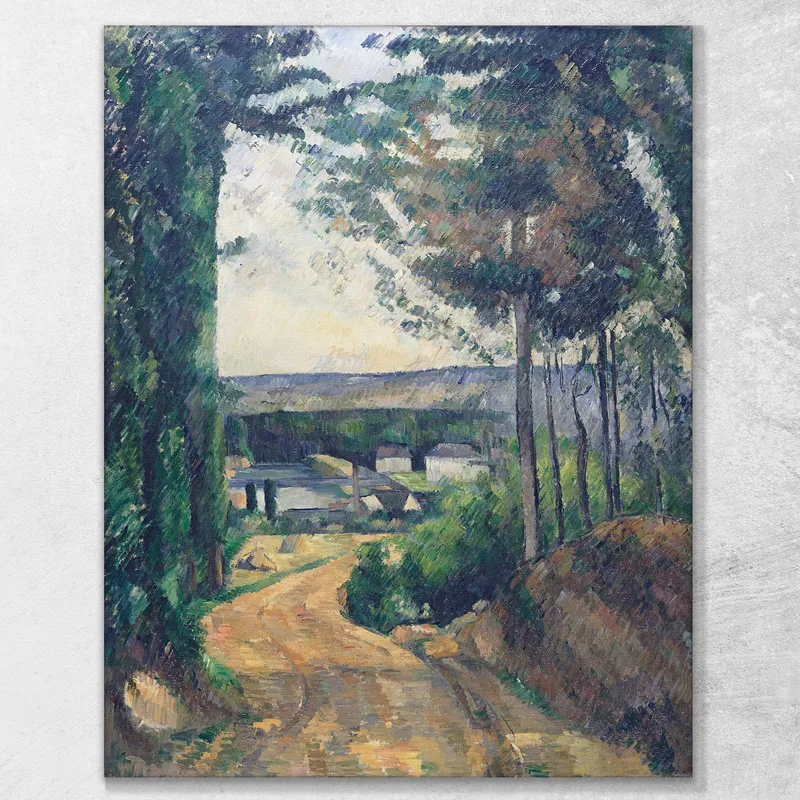 Road Leading To The Lake Paul Cézanne