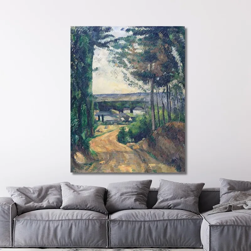 Road Leading To The Lake Paul Cézanne