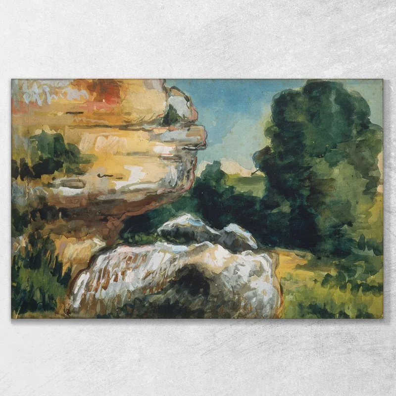 Rocks Paul Cézanne