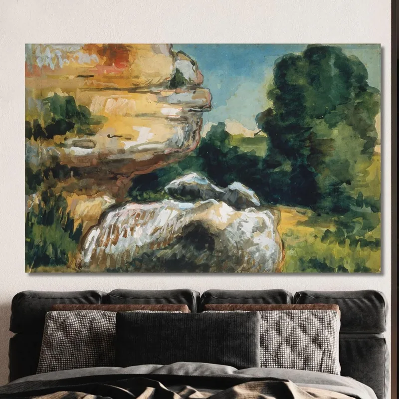 Rocks Paul Cézanne