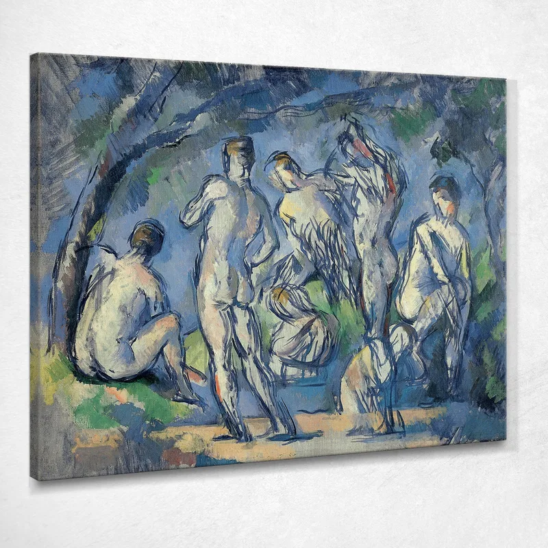 Siete Bañistas Paul Cézanne