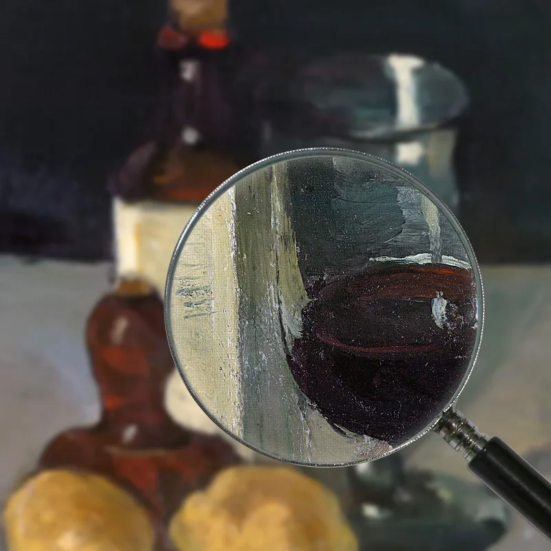 Still Life With Bottle Glass And Lemons Paul Cézanne