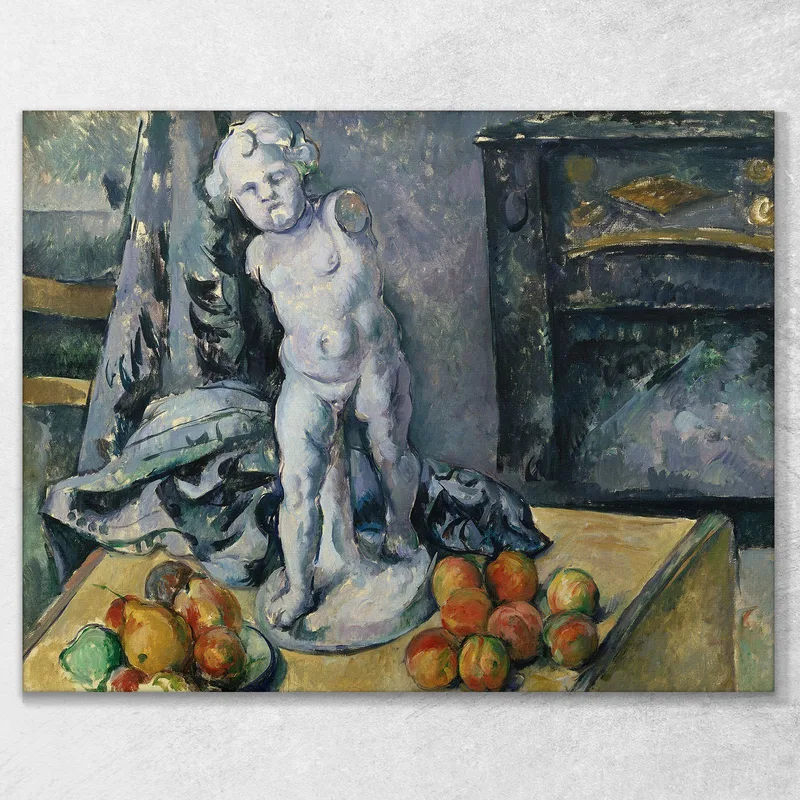 Naturaleza Muerta Con Estatuilla Paul Cézanne