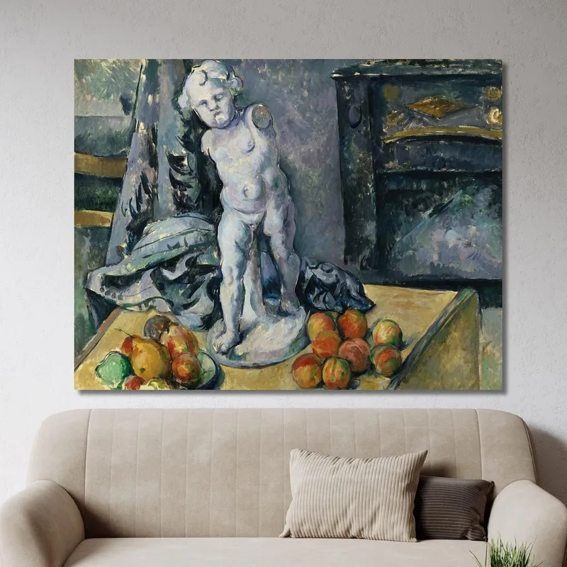 Naturaleza Muerta Con Estatuilla Paul Cézanne