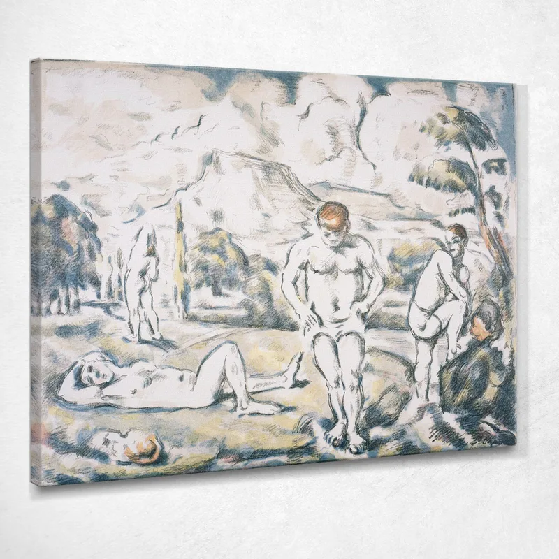 The Bathers 2 Paul Cézanne