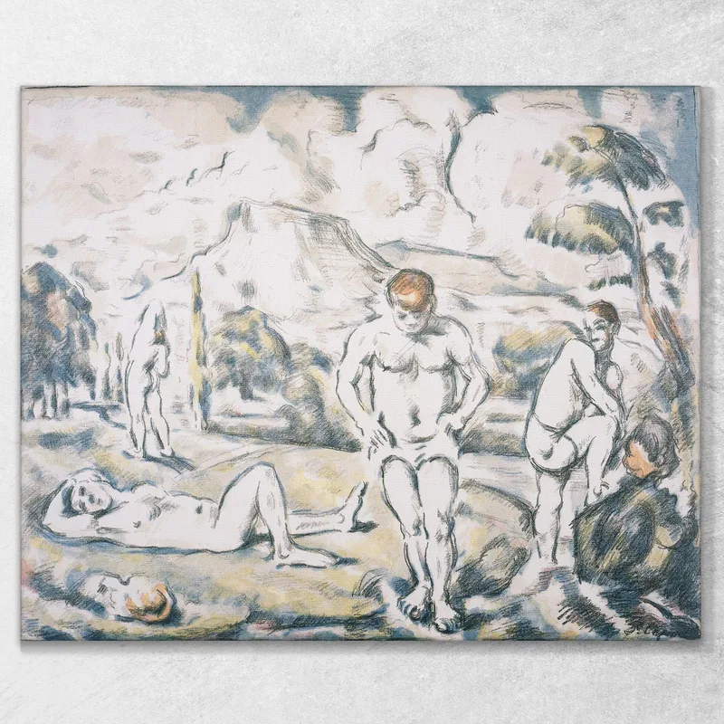 The Bathers 2 Paul Cézanne