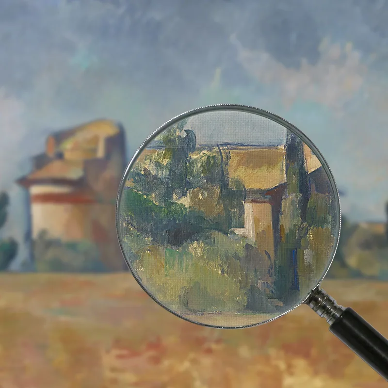 The Dovecote At Bellevue Paul Cézanne