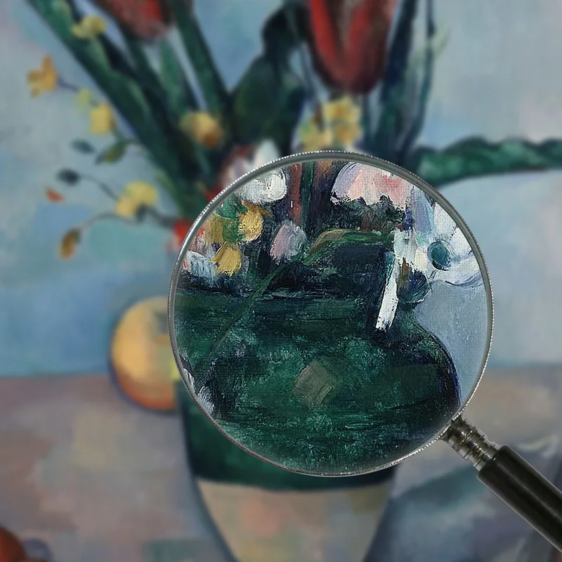 The Vase Of Tulips Paul Cézanne