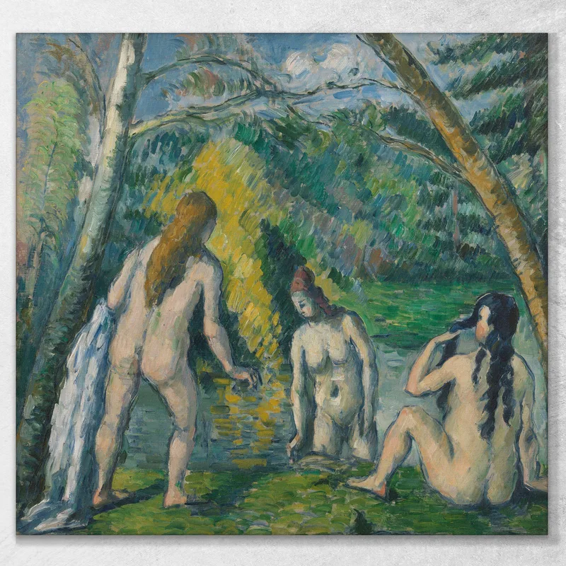 Three Bathers Paul Cézanne