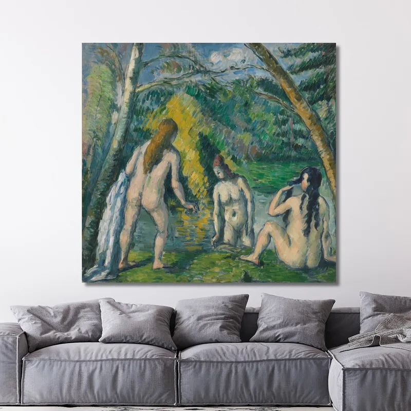 Three Bathers Paul Cézanne