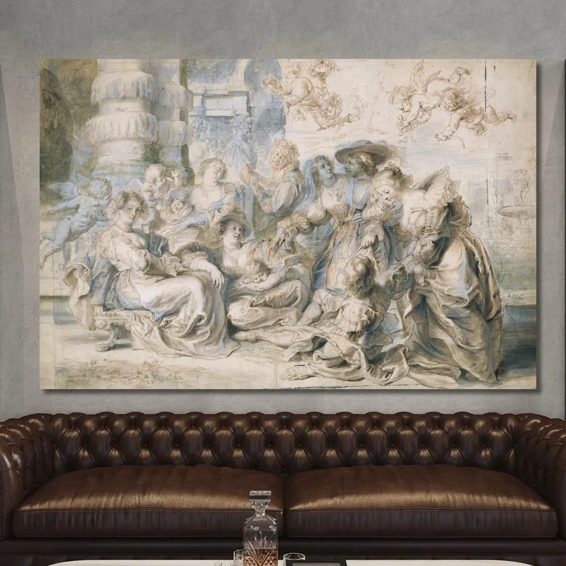 Der Garten Der Liebe Rechter Teil Peter Paul Rubens