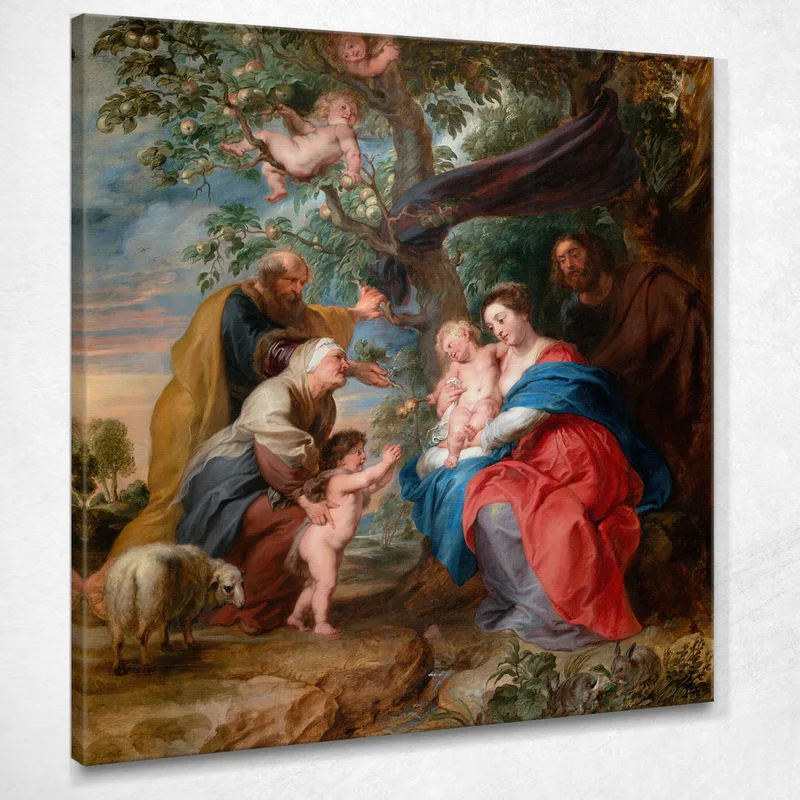 La Sacra Famiglia Sotto Un Melo Peter Paul Rubens