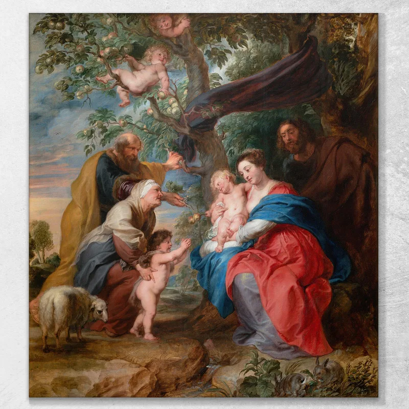 La Sacra Famiglia Sotto Un Melo Peter Paul Rubens
