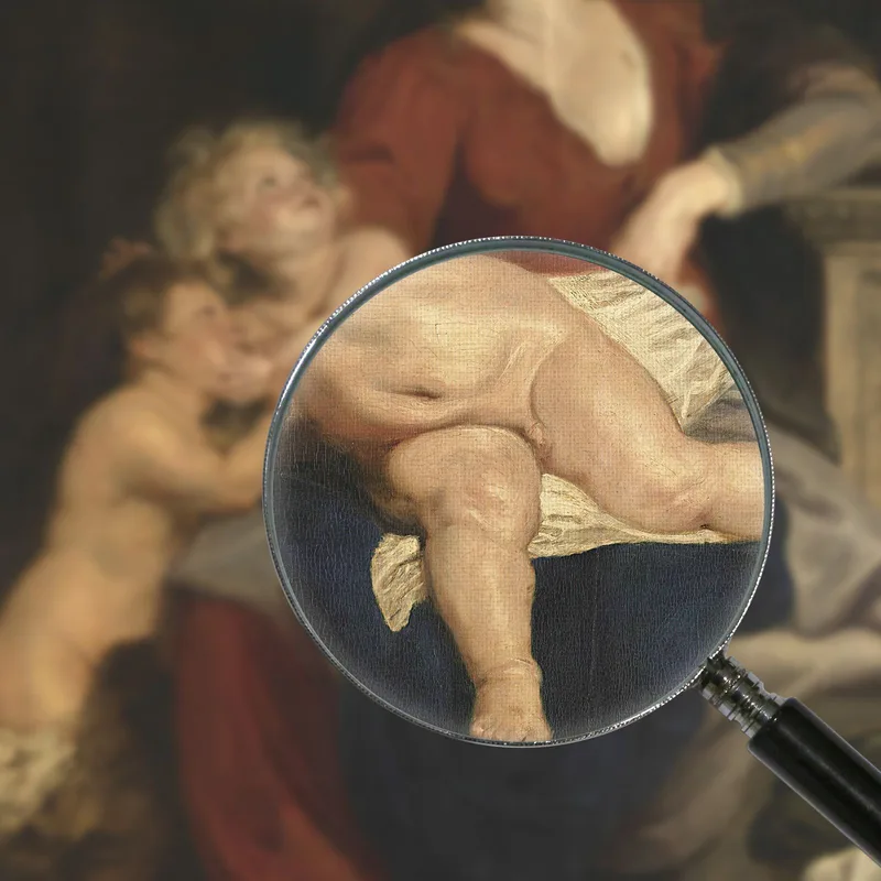 La Sacra Famiglia Con Il Cesto Peter Paul Rubens
