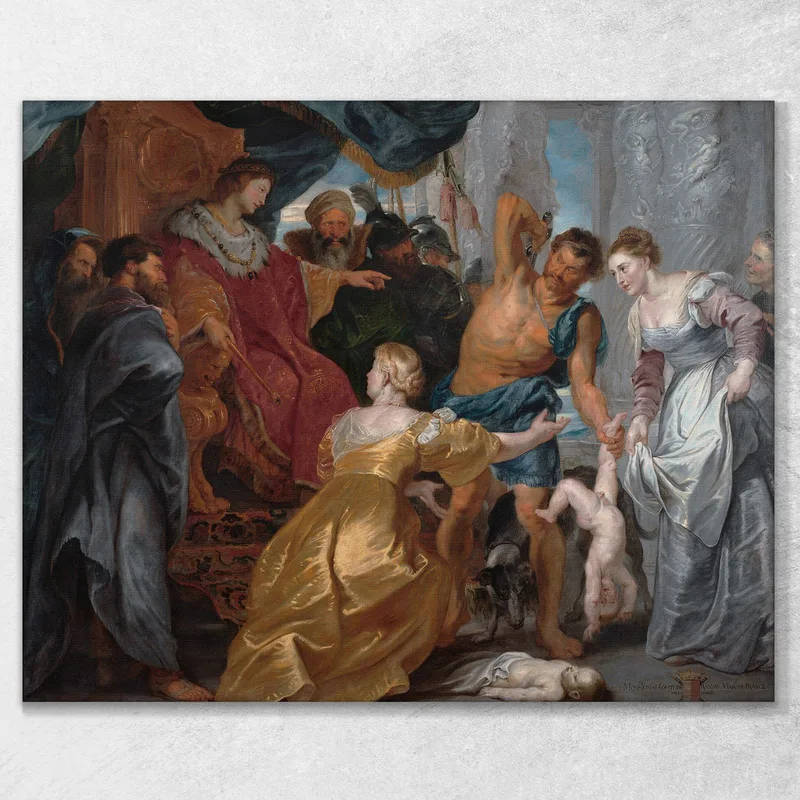 Il Giudizio Di Salomone Peter Paul Rubens