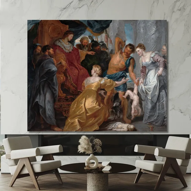 Il Giudizio Di Salomone Peter Paul Rubens