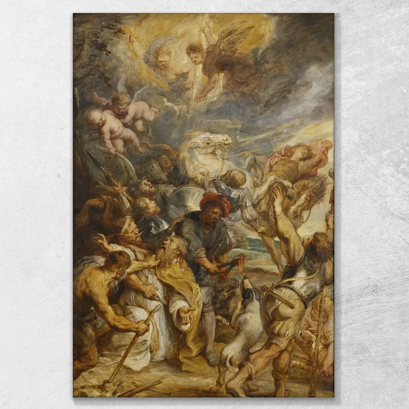 El Martirio De San Livino Peter Paul Rubens