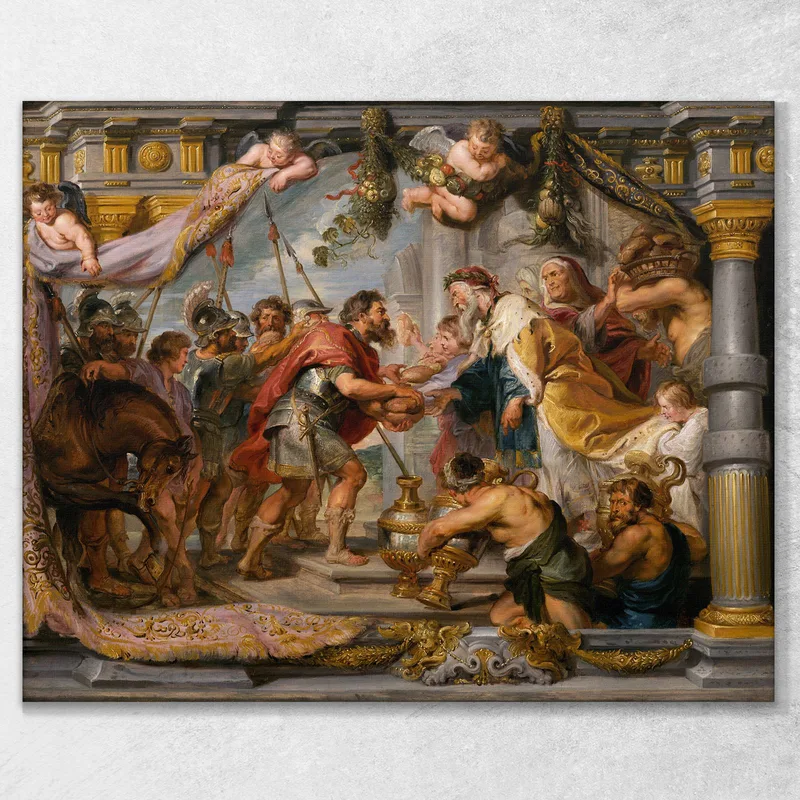 The Meeting Of Abraham And Melchizedek Peter Paul Rubens